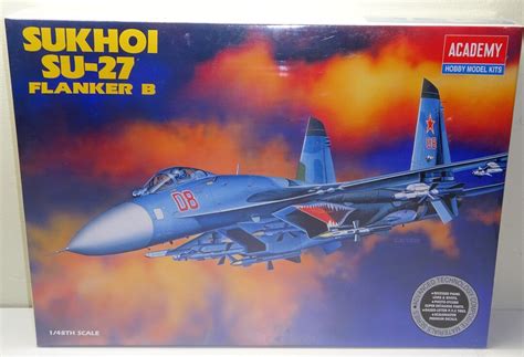 Academy 1/48 Sukhoi SU-27 Flanker Model Kit Vintage 1995 - Etsy