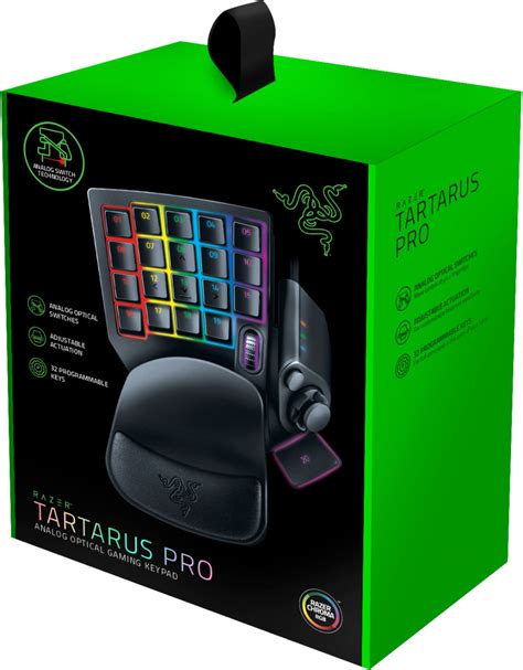 Best Buy: Razer Tartarus Pro Optical Switch Keypad Black RZ07-03110100-R3U1