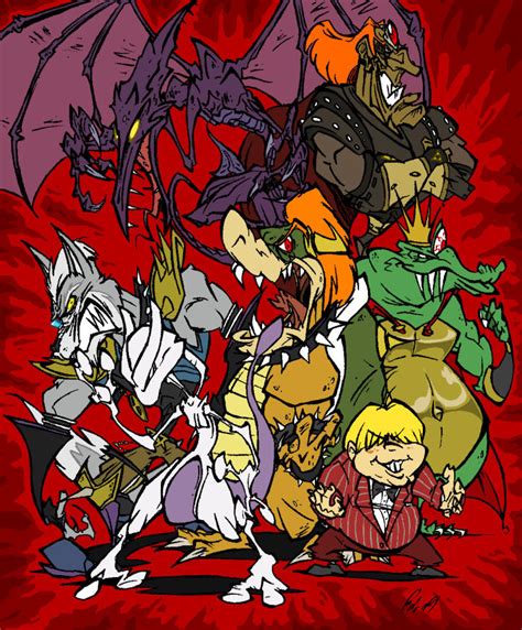 Nintendo Villains - 2009 by BrendanCorris on DeviantArt