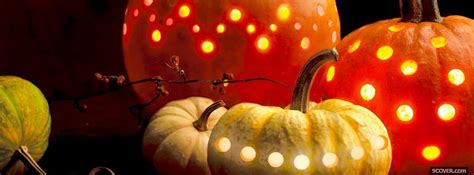 colorful halloween pumpkins Photo Facebook Cover