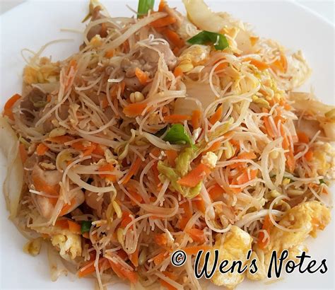 Homestyle Stir-fry Rice Vermicelli | Wen's Notes