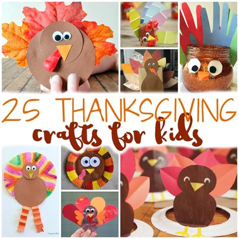 25 Easy Thanksgiving Crafts for Kids to Keep Them Busy Before Dinner