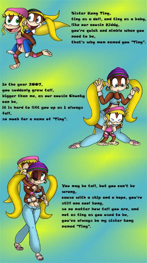 The Tiny Kong Poem by Samthelily on DeviantArt