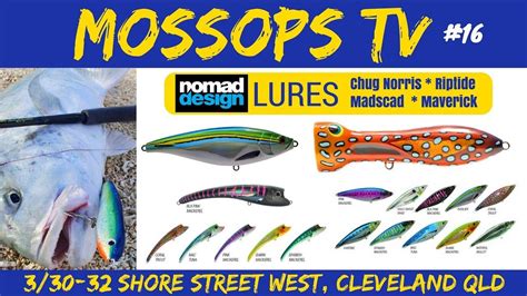 NOMAD DESIGN LURES MOSSOPS TV #16 | Lure, Nomad, Design