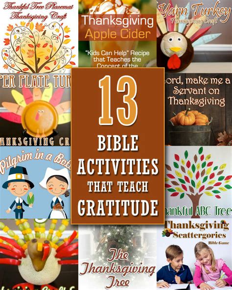 Thanksgiving Bible Lesson For Kindergarten