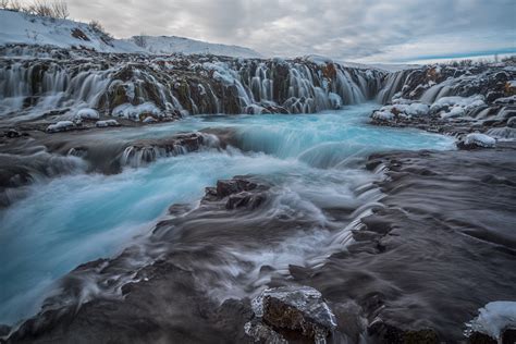 Waterfall Winter Frozen Rock 8k Wallpaper,HD Nature Wallpapers,4k Wallpapers,Images,Backgrounds ...