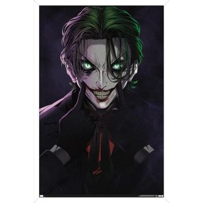 Trends International Dc Comics The Joker Anime - Smile Framed Wall ...