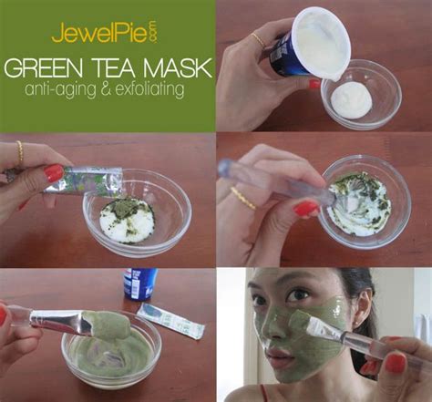 DIY Green Tea Mask. Exfoliating & Anti-aging. | Green tea face, Green tea, Acne face mask