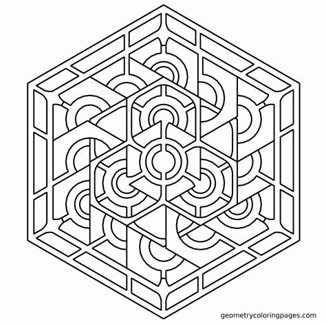 Geometric Pattern Coloring Pages For Adults - Coloring Home