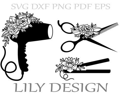 Hair Stylist Svg Bundle Hairdresser Tools Svg Barber Clip - Etsy