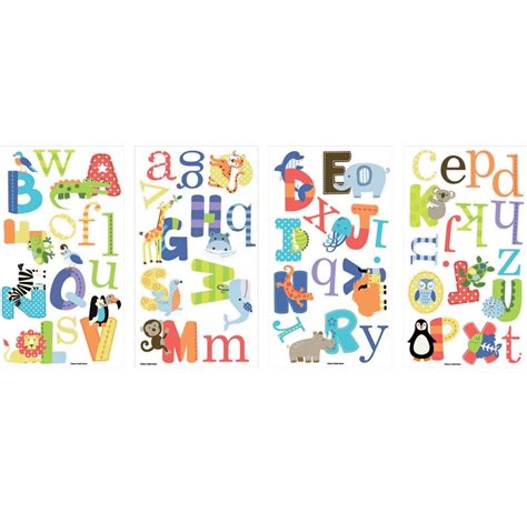 CherryCreekDecals Animal Alphabet Nursery Wall Decal & Reviews | Wayfair