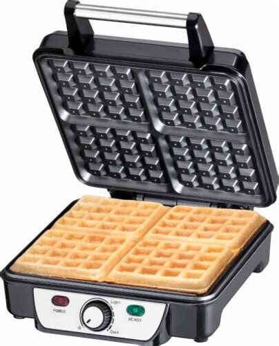 Chefman 4-Slice Waffle Maker - Black, 1 ct - Fred Meyer