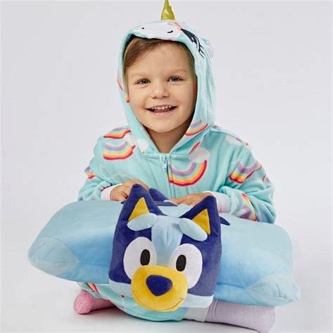 Official BBC Studios Bluey Pillow Pet and Sleeptime Lite Combo Pack - Classic & collectible BPA ...