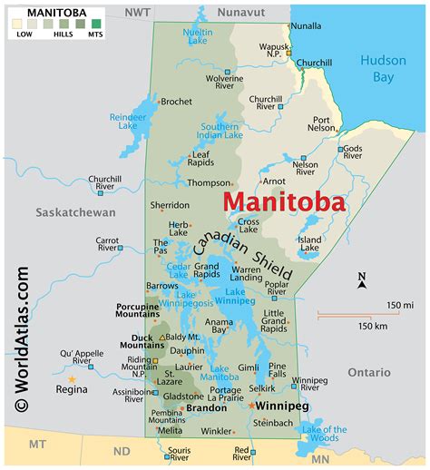 Manitoba Maps & Facts - World Atlas