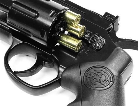 SRC 4 Inch Titan Metal Co2 Airsoft Revolver Black | Just Airsoft Guns