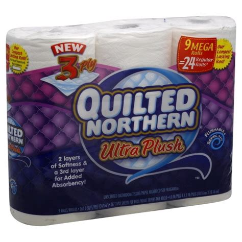 Quilted Northern Bath Tissue Ultra Plush 3-Ply Unscented