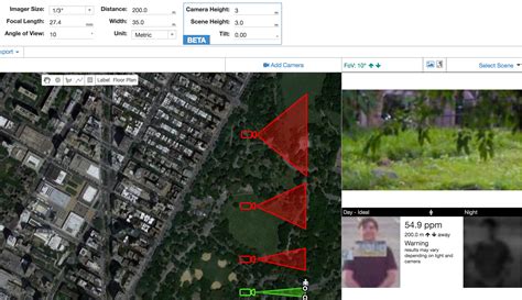 How To Calculate Lens For 200m Distance?