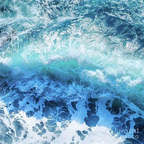 Sea Foam Digital Art by Zedi - Fine Art America