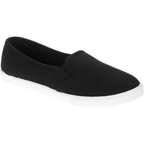 Women's Canvas Slip-On Shoes - Walmart.com - Walmart.com