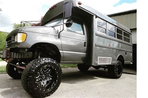 4x4 Bus For Sale - Ford Powerstroke | Buses for sale, Bus camper, School bus camper