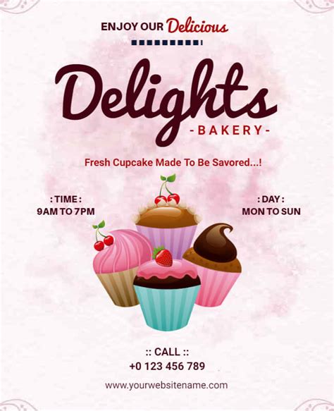 Bakery Flyer Ideas and Examples