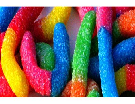 Neon Sour Worms $3.99 LB | Sour worms, Sour candy, Candy