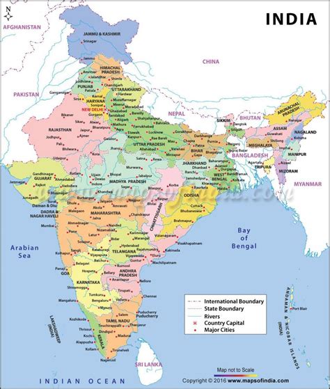 Major ports in India map - Major ports of India map (Southern Asia - Asia)