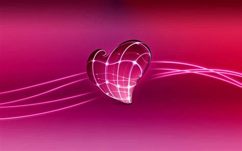 HD wallpaper: 3D Love Heart HD, red and pink heart sticker | Wallpaper Flare