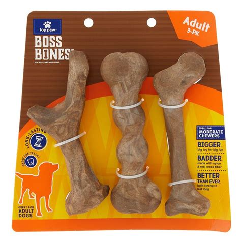 Joyhound Boss Bones Dog Chew Toys - 3 Pack | dog Chew Toys | PetSmart ...