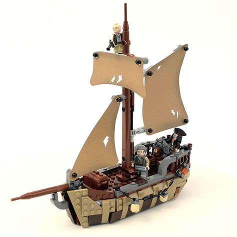 Instructions for Custom LEGO Pirates of the Caribbean The Dying Gull – Build Better Bricks