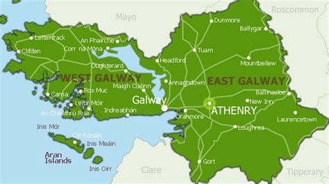 Galway Map - Ireland