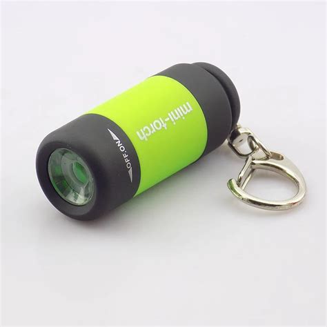 10pcs Rechargeable mini led Flashlight USB Torch Penlight keychain Mini Torch Flash Light lamp ...