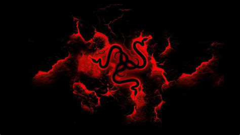 Razer Logo Red 4k - Computer Wallpaper