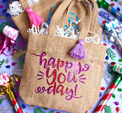 Create Custom Birthday Gift Bags in Minutes - Happy Go Lucky