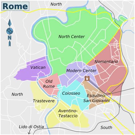 Mejores zonas para alojarse en Roma