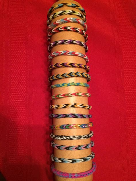 Colorful Rubberband Bracelets - Etsy