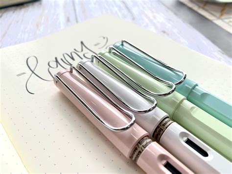 Lamy Safari Pastel Colour Fountain Pen | Pen collection, Fountain pen, Pen