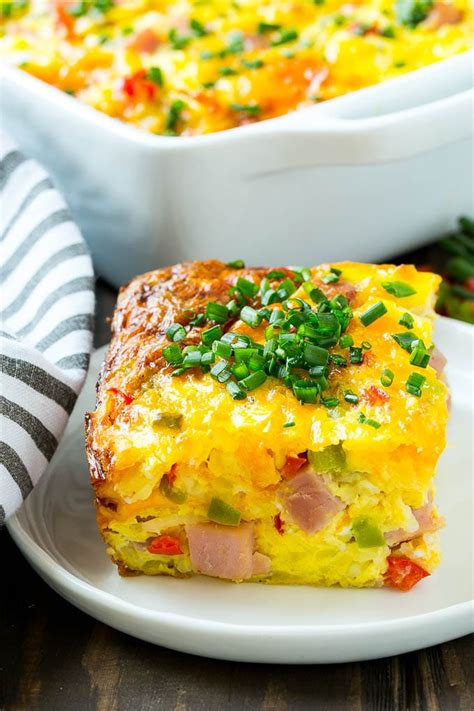 Hash Brown Egg Casserole - Dinner at the Zoo