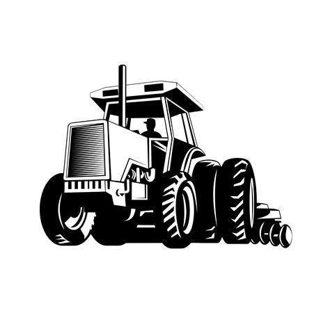 Tractor Plow Svg