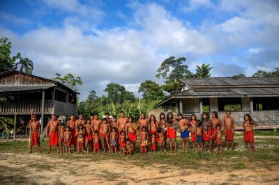 Beautiful photos of isolated tribe in remote Amazon rainforest, with mining companies edging closer