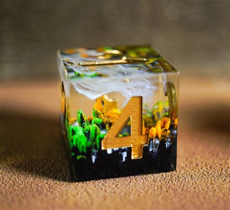 Dnd Dice Set, Glow in the Dark, Sharp Resin Dice for Role Playing Games, Dungeons and Dragons ...