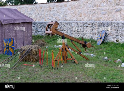 ancient crossbow around the XV century Stock Photo - Alamy