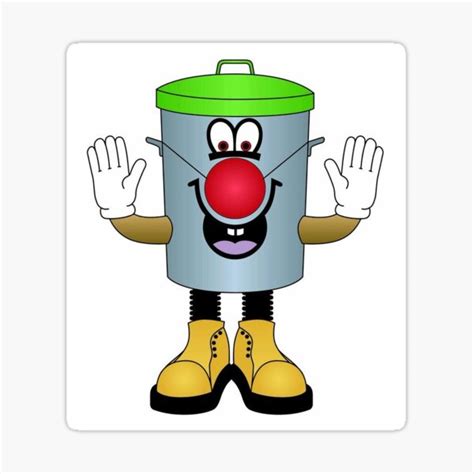 "dusty bin" Sticker for Sale by kevinroberts40 | Redbubble