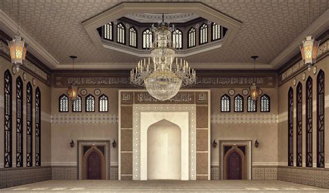 El Damam West Mosque Interior Design on Behance