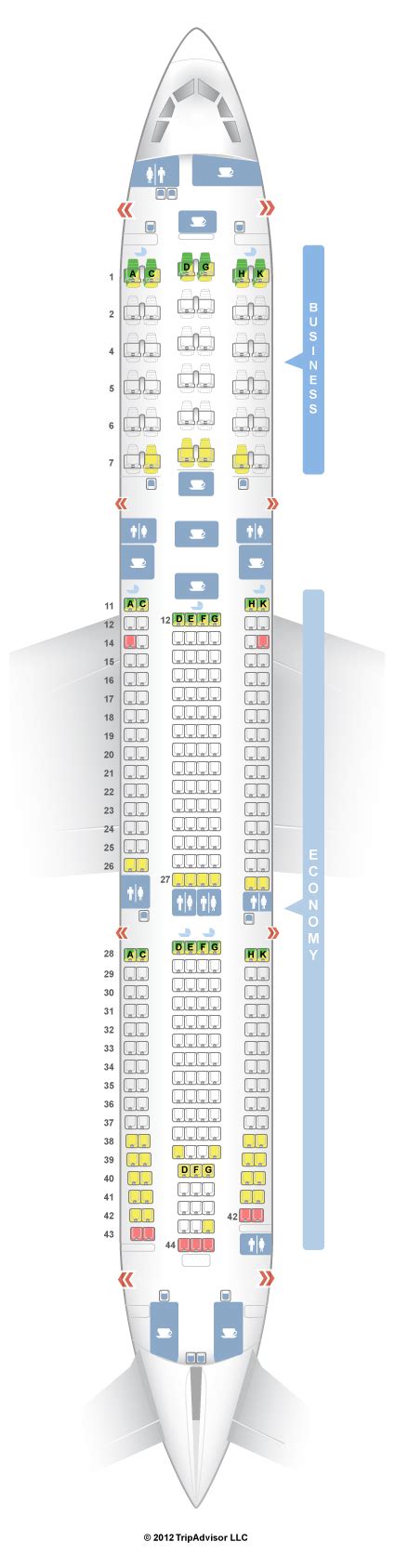 SeatGuru Seat Map Malaysia Airlines Airbus A330-300 (333) - SeatGuru China Eastern Airlines ...