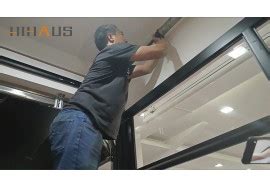 How to install the Aluminium Glass Garage Door ? - hihausbm.com