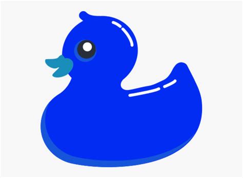 Rubber Duck Vector Clip Art - Blue Rubber Duck Clip Art , Free Transparent Clipart - ClipartKey