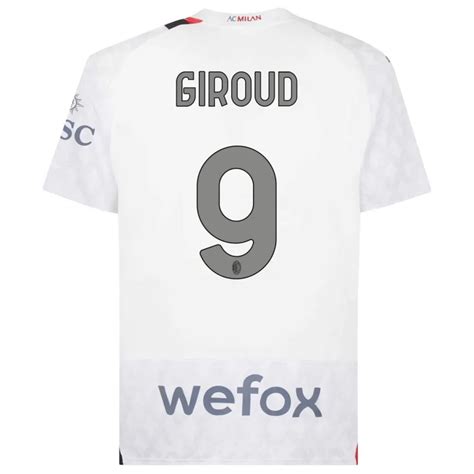 Olivier Giroud AC Milan 23/24 Away Jersey by Puma JerseyBox - Explore a ...