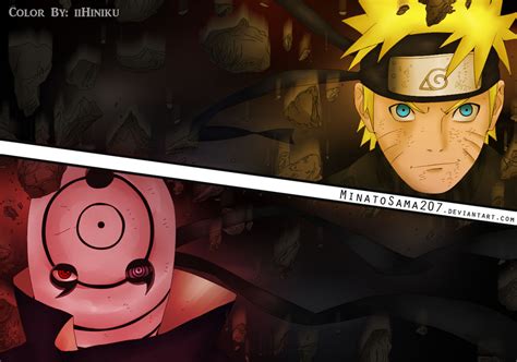 Naruto vs Tobi Colored by iiHiniku on DeviantArt