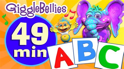 ABC Song | Nursery Rhymes | Alphabet Rhyme by GiggleBellies | Abc songs, Fun songs for kids ...